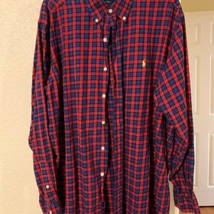 Good luck and polo shirt button down